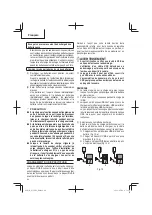 Preview for 44 page of Metabo HPT EC 36DA Instruction Manual And Safety Instructions