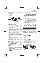 Preview for 45 page of Metabo HPT EC 36DA Instruction Manual And Safety Instructions