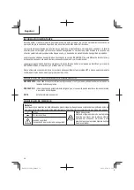 Preview for 56 page of Metabo HPT EC 36DA Instruction Manual And Safety Instructions