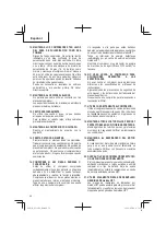 Preview for 58 page of Metabo HPT EC 36DA Instruction Manual And Safety Instructions