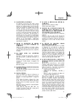 Preview for 59 page of Metabo HPT EC 36DA Instruction Manual And Safety Instructions