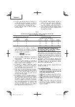 Preview for 62 page of Metabo HPT EC 36DA Instruction Manual And Safety Instructions