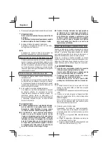 Preview for 72 page of Metabo HPT EC 36DA Instruction Manual And Safety Instructions