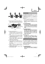 Preview for 73 page of Metabo HPT EC 36DA Instruction Manual And Safety Instructions