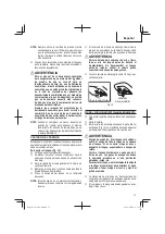 Preview for 75 page of Metabo HPT EC 36DA Instruction Manual And Safety Instructions