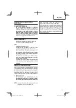 Preview for 79 page of Metabo HPT EC 36DA Instruction Manual And Safety Instructions