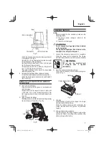 Preview for 15 page of Metabo HPT MultiVolt C1810DFA Safety Instructions And Instruction Manual