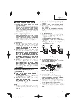 Preview for 17 page of Metabo HPT MultiVolt C1810DFA Safety Instructions And Instruction Manual