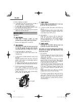 Preview for 18 page of Metabo HPT MultiVolt C1810DFA Safety Instructions And Instruction Manual