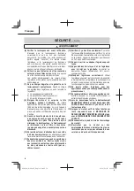 Preview for 30 page of Metabo HPT N 38008AP Instruction And Safety Manual