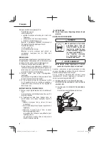 Preview for 36 page of Metabo HPT N 38008AP Instruction And Safety Manual