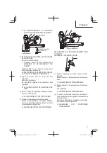 Preview for 37 page of Metabo HPT N 38008AP Instruction And Safety Manual