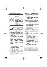 Preview for 41 page of Metabo HPT N 38008AP Instruction And Safety Manual