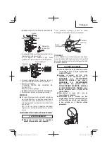 Preview for 45 page of Metabo HPT N 38008AP Instruction And Safety Manual