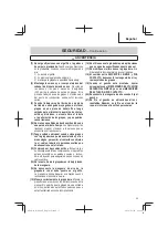 Preview for 55 page of Metabo HPT N 38008AP Instruction And Safety Manual