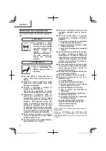 Preview for 66 page of Metabo HPT N 38008AP Instruction And Safety Manual