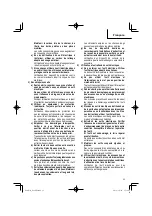 Preview for 23 page of Metabo HPT P 18DSL Safety Instructions And Instruction Manual