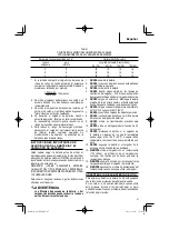 Preview for 47 page of Metabo HPT P 18DSL Safety Instructions And Instruction Manual