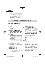 Preview for 40 page of Metabo HPT RB 18DC Safety Instructions And Instruction Manual