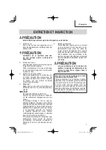 Preview for 21 page of Metabo HPT RB 18DSL Safety Instructions And Instruction Manual