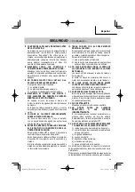 Preview for 69 page of Metabo HPT Strap-Tite NR3665DA Instruction And Safety Manual