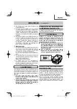 Preview for 73 page of Metabo HPT Strap-Tite NR3665DA Instruction And Safety Manual