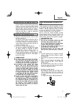 Preview for 81 page of Metabo HPT Strap-Tite NR3665DA Instruction And Safety Manual