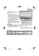 Preview for 93 page of Metabo HPT Strap-Tite NR3665DA Instruction And Safety Manual