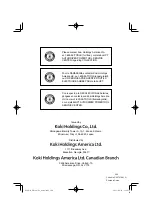 Preview for 100 page of Metabo HPT Strap-Tite NR3665DA Instruction And Safety Manual