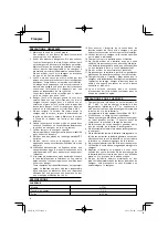 Preview for 10 page of Metabo HPT UC 7SL Handling Instructions Manual