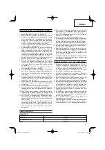 Preview for 13 page of Metabo HPT UC 7SL Handling Instructions Manual