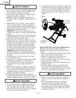 Preview for 26 page of Metabo HPT UU 240R Safety Instructions And Instruction Manual