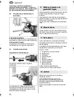 Preview for 60 page of Metabo BE 620 SP Operating Instructions Manual