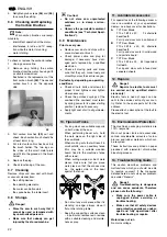 Preview for 22 page of Metabo KS 210 Lasercut Operating Instructions Manual