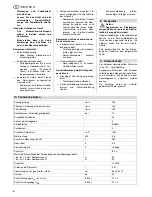 Preview for 8 page of Metabo Mega 350 W + D Operating Instructions Manual