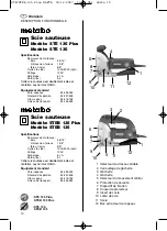 Preview for 10 page of Metabo STE 135 - Instructions For Use Manual