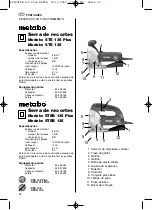 Preview for 22 page of Metabo STE 135 - Instructions For Use Manual