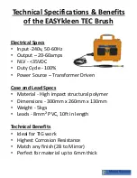 Preview for 2 page of Metal Science EASYKleen Pro S-10 Commissioning & Operation Manual