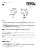 Preview for 5 page of Metal Works 756200605 Manual