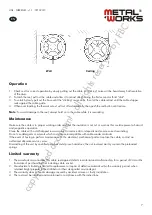 Preview for 7 page of Metal Works 756200605 Manual