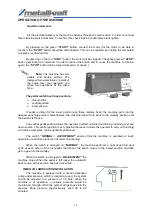 Preview for 17 page of Metallkraft HPS 115 DS Operating Instructions Manual