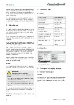 Preview for 6 page of Metallkraft KRBS 101 Instruction Manual