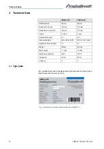 Preview for 10 page of Metallkraft PRM 50 FH Operating Instructions Manual