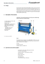 Preview for 12 page of Metallkraft RBM 1050-30 E Instruction Manual