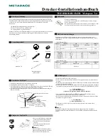 Preview for 3 page of Metapace T-4 Installation Manual