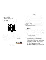 Preview for 1 page of Metcal DX-250 User Manual