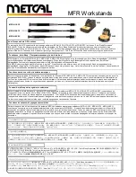 Metcal MFR-H1-SC2 Manual preview