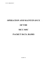 Meteor Communications Corporation MCC-545C Operation And Maintenance preview