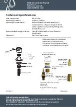 Preview for 2 page of METHVEN Ovalo Wall Top 01-0806 Installation Manual