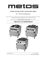 Preview for 31 page of Metos 7210TCEPQ Installation And Operation Manual